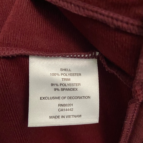 Mondetta Ritzy Port Striped Cropped Athletic Jacket - Picture 6 of 7